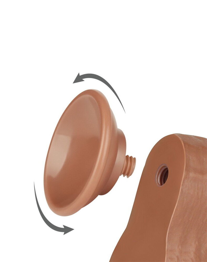 LoveToy Dildo met glijdende huid - Realistische dildo 22 cm Ø 4,3 cm LoveToy Dildo met glijdende huid - Realistische dildo 22 cm Ø 4,3 cm