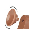 LoveToy Gode coulissant 22 cm (Ø 4,3 cm) - Marron