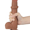 LoveToy LoveToy - Sliding Skin Dildo 22 cm (Ø 3.7 cm) - Brown LoveToy LoveToy - Sliding Skin Dildo 22 cm (Ø 3.7 cm) - Brown