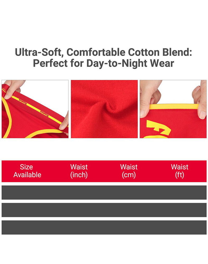 LoveToy Fuck - Culotte vibrante sexy imprimée - Rouge