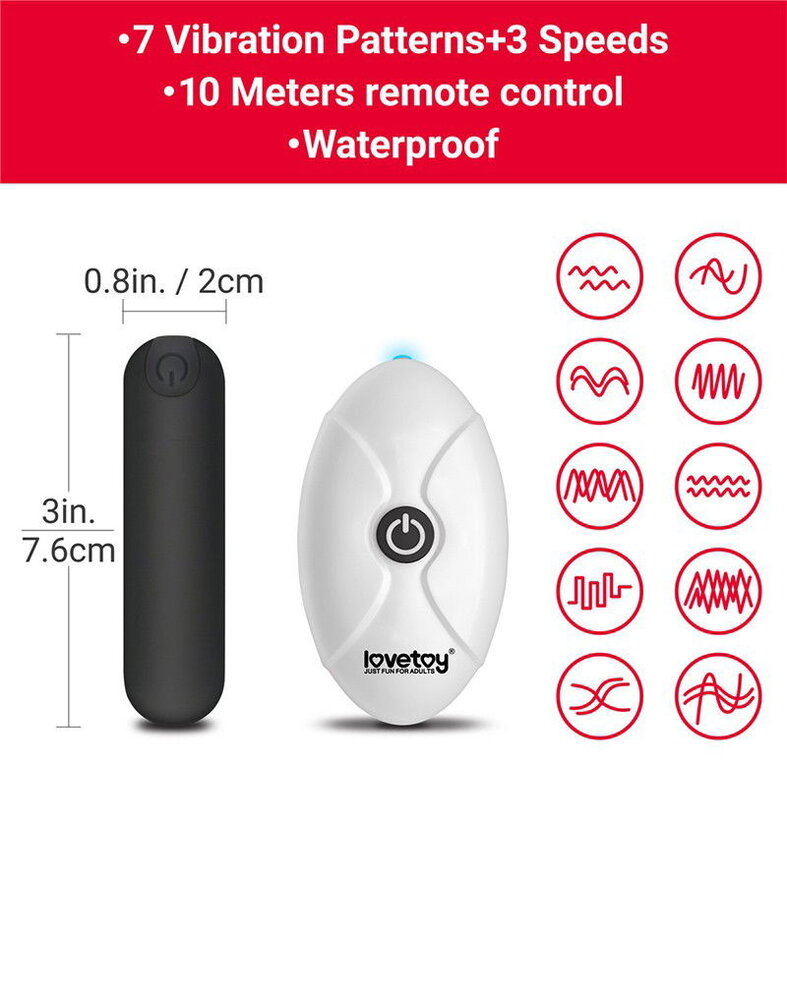 LoveToy Fuck-Höschen - Tragbarer Vibrator mit Fernbedienung