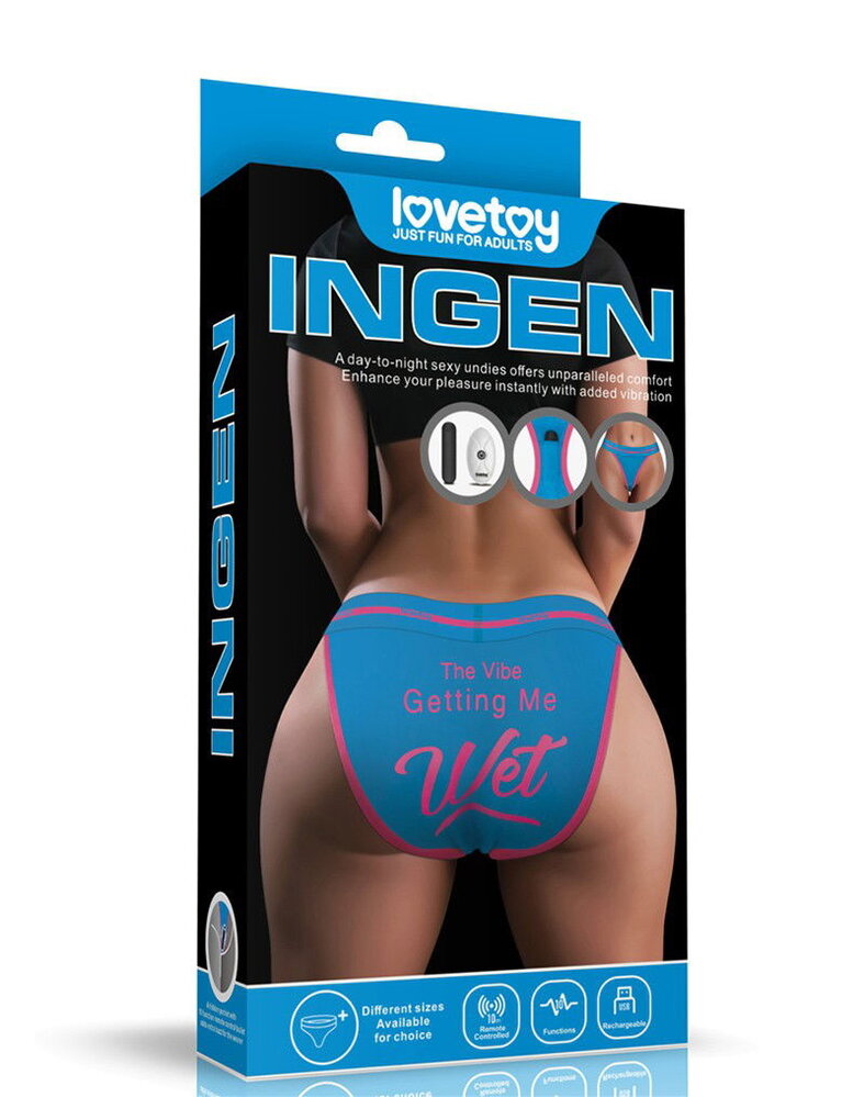 LoveToy Wet Panties - Draagbare vibrator met afstandsbediening LoveToy Wet Panties - Draagbare vibrator met afstandsbediening
