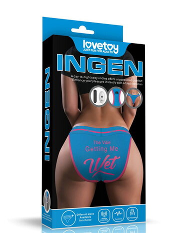 LoveToy Wet Panties - Draagbare vibrator met afstandsbediening LoveToy Wet Panties - Draagbare vibrator met afstandsbediening