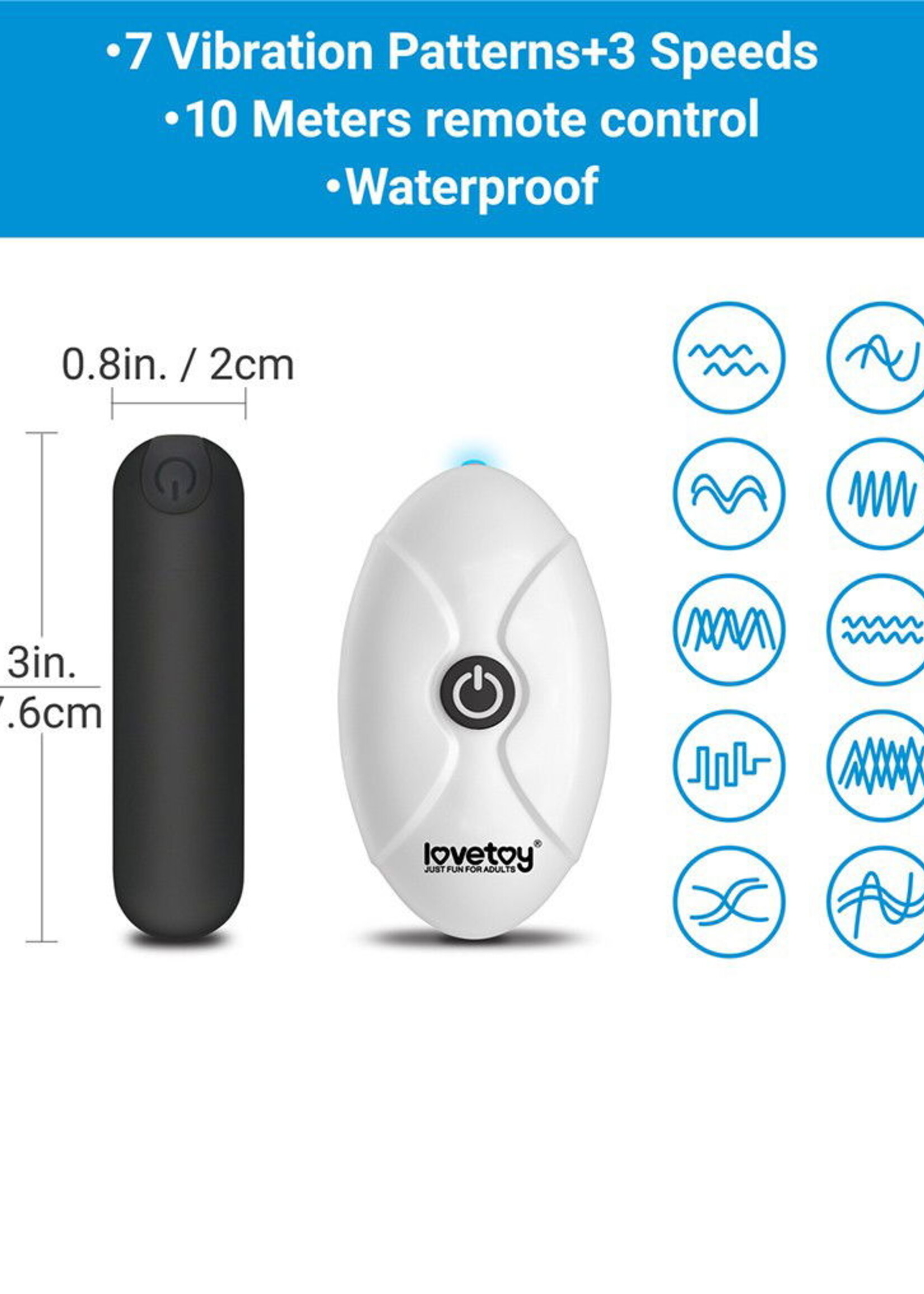 LoveToy Wet Panties - Draagbare vibrator met afstandsbediening