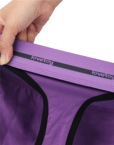 LoveToy Slide - Culotte vibrante sexy imprimée - Violet LoveToy Slide - Culotte vibrante sexy imprimée - Violet
