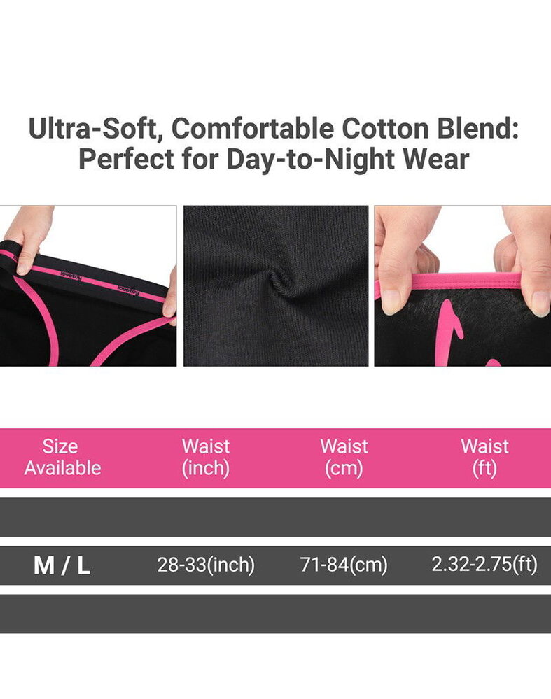 LoveToy Slut - Culotte sexy vibrante imprimée - Noir