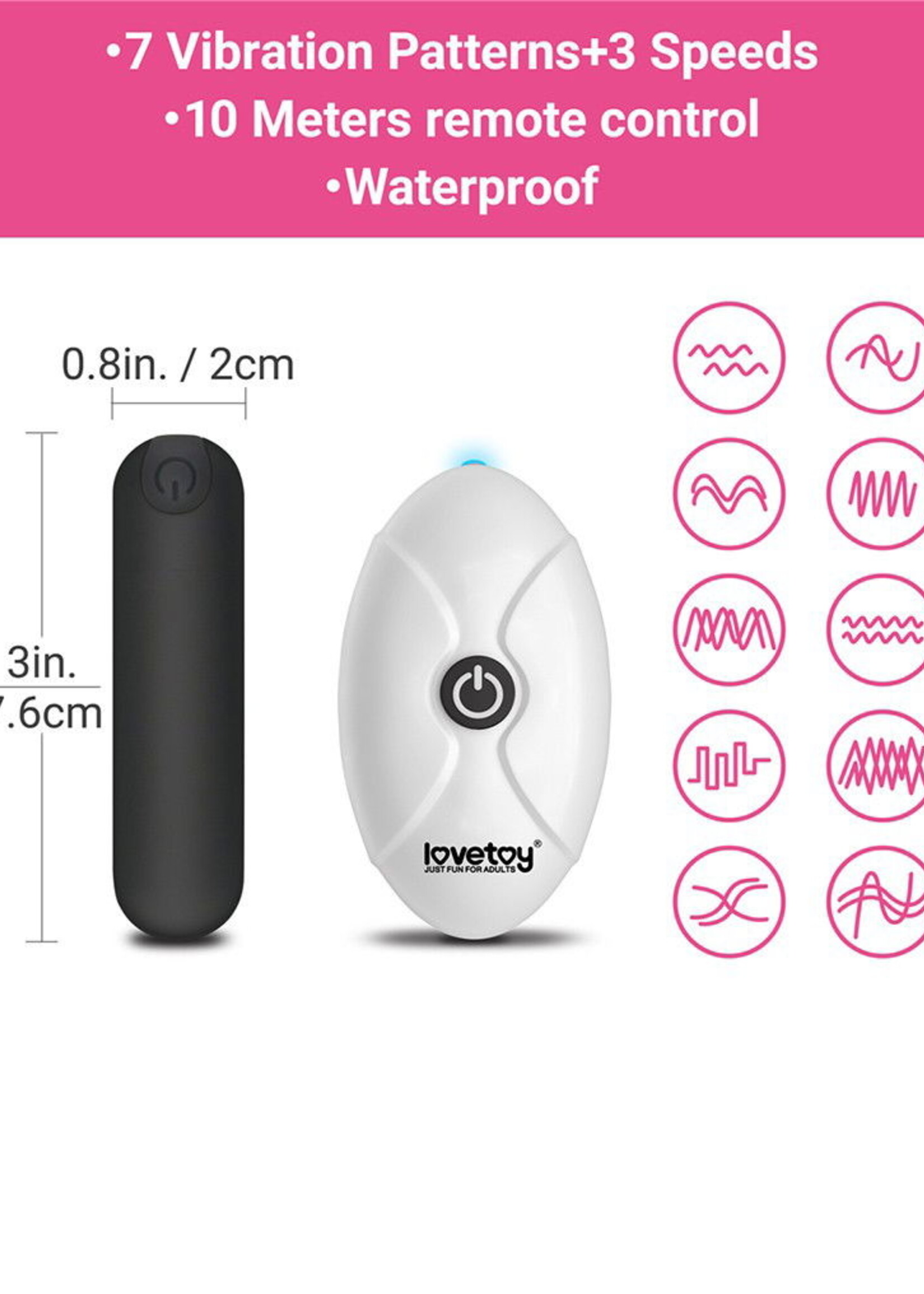 LoveToy Slut Panties - Draagbare vibrator met afstandsbediening