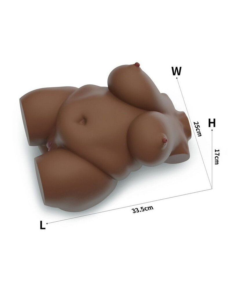 LoveToy Streetgirl's 7 - Torso Masturbator - Donkerbruin LoveToy Streetgirl's 7 - Torso Masturbator - Donkerbruin