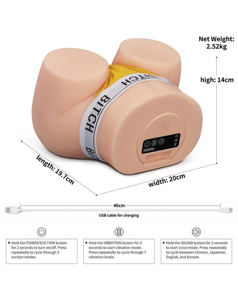 LoveToy Streetgirl's Sensation Pulse - Masturbator mit Saugfunktion