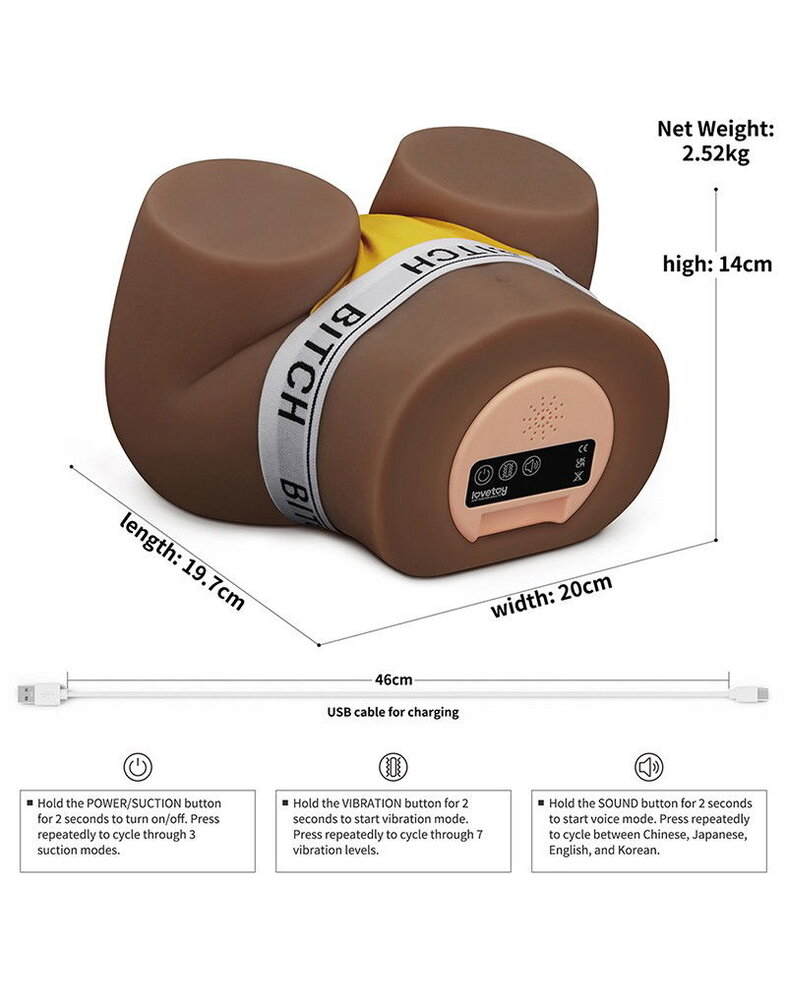 LoveToy Streetgirl's Sensation Pulse - Masturbator mit Saugfunktion