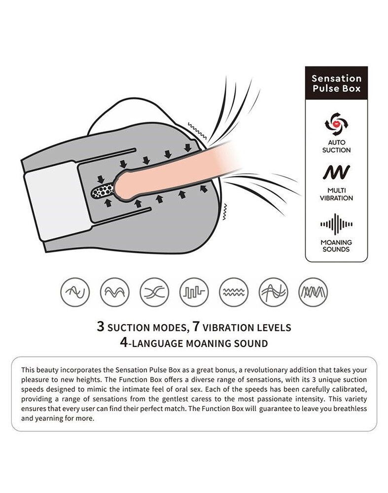 LoveToy LoveToy Streetgirls Sensation Pulse - Realistic masturbator with suction and vibration - Brown LoveToy LoveToy Streetgirls Sensation Pulse - Realistic masturbator with suction and vibration - Brown