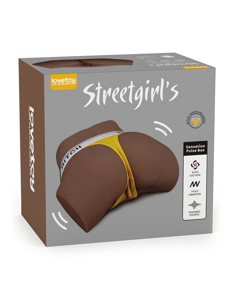 LoveToy LoveToy Streetgirls Sensation Pulse - Realistic masturbator with vibration and suction - Brown LoveToy LoveToy Streetgirls Sensation Pulse - Realistic masturbator with vibration and suction - Brown