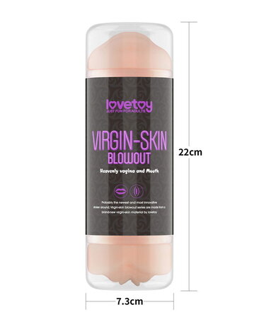 LoveToy LoveToy Virgin-Skin Blowout - Vagina und Mund - Taschenmuschi LoveToy LoveToy Virgin-Skin Blowout - Vagina und Mund - Taschenmuschi