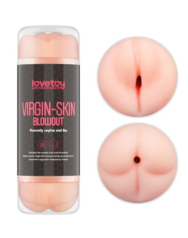 LoveToy LoveToy Virgin-Skin Blowout - Vaginette réaliste à double entrée - Vagin et anal LoveToy LoveToy Virgin-Skin Blowout - Vaginette réaliste à double entrée - Vagin et anal