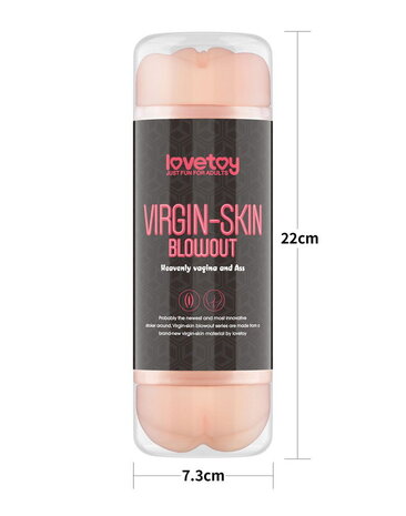 LoveToy Maagdelijke huid - Vagina en anus - Pocket Pussy LoveToy Maagdelijke huid - Vagina en anus - Pocket Pussy - 2