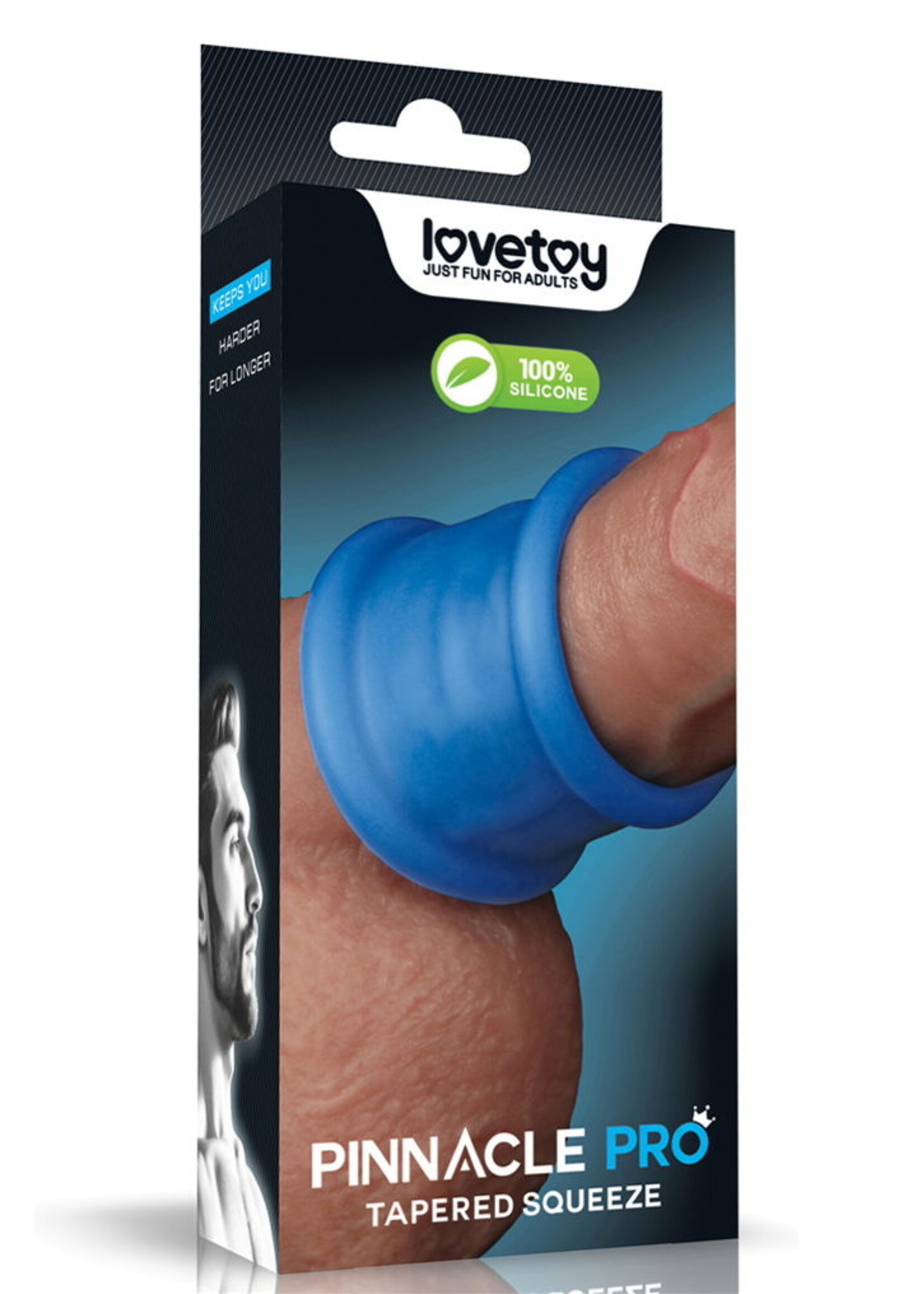 LoveToy Pinnacle Pro - Étireur conique - Bleu
