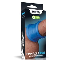 LoveToy Pinnacle Pro - Tapered Squeeze Stretcher - Blauw