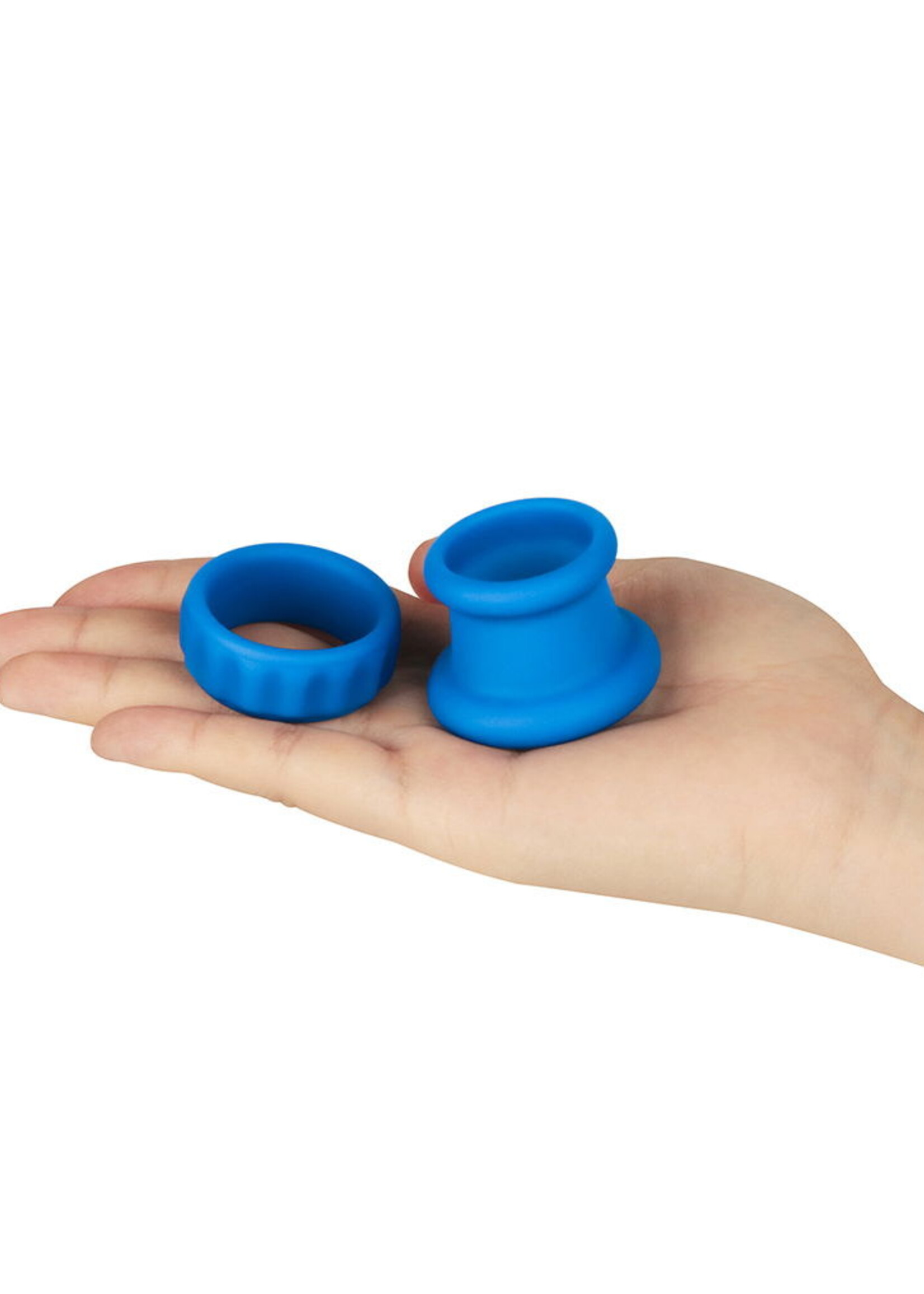 LoveToy Pinnacle Pro - Étireur Twin Flex - Bleu