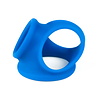 LoveToy LoveToy - Pinnacle Pro - Manchon rehausseur Trio Grip - Bleu LoveToy LoveToy - Pinnacle Pro - Manchon rehausseur Trio Grip - Bleu