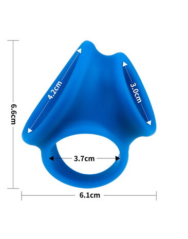 LoveToy Pinnacle Pro Dreifachgriff - Penisring Ø 3 / 3,7 / 4,2 cm