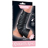 LoveToy LoveToy - Wave Knights Ring - Manchon vibrant pour pénis et scrotum (Ø 2,8 cm) - Noir LoveToy LoveToy - Wave Knights Ring - Manchon vibrant pour pénis et scrotum (Ø 2,8 cm) - Noir