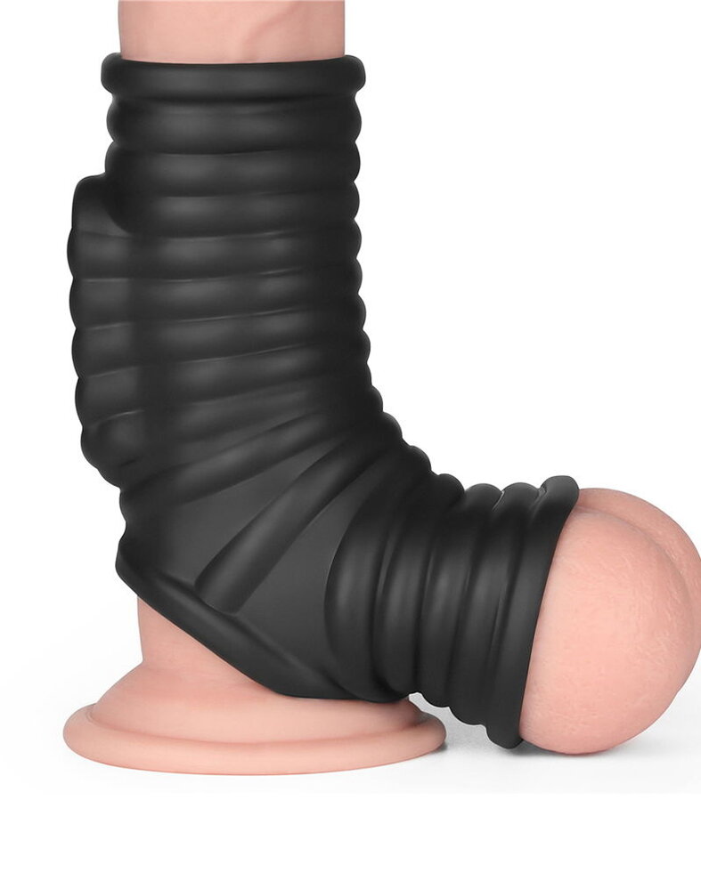 LoveToy Wellenritter-Ring - Vibrierender Penisring (Doppelring)