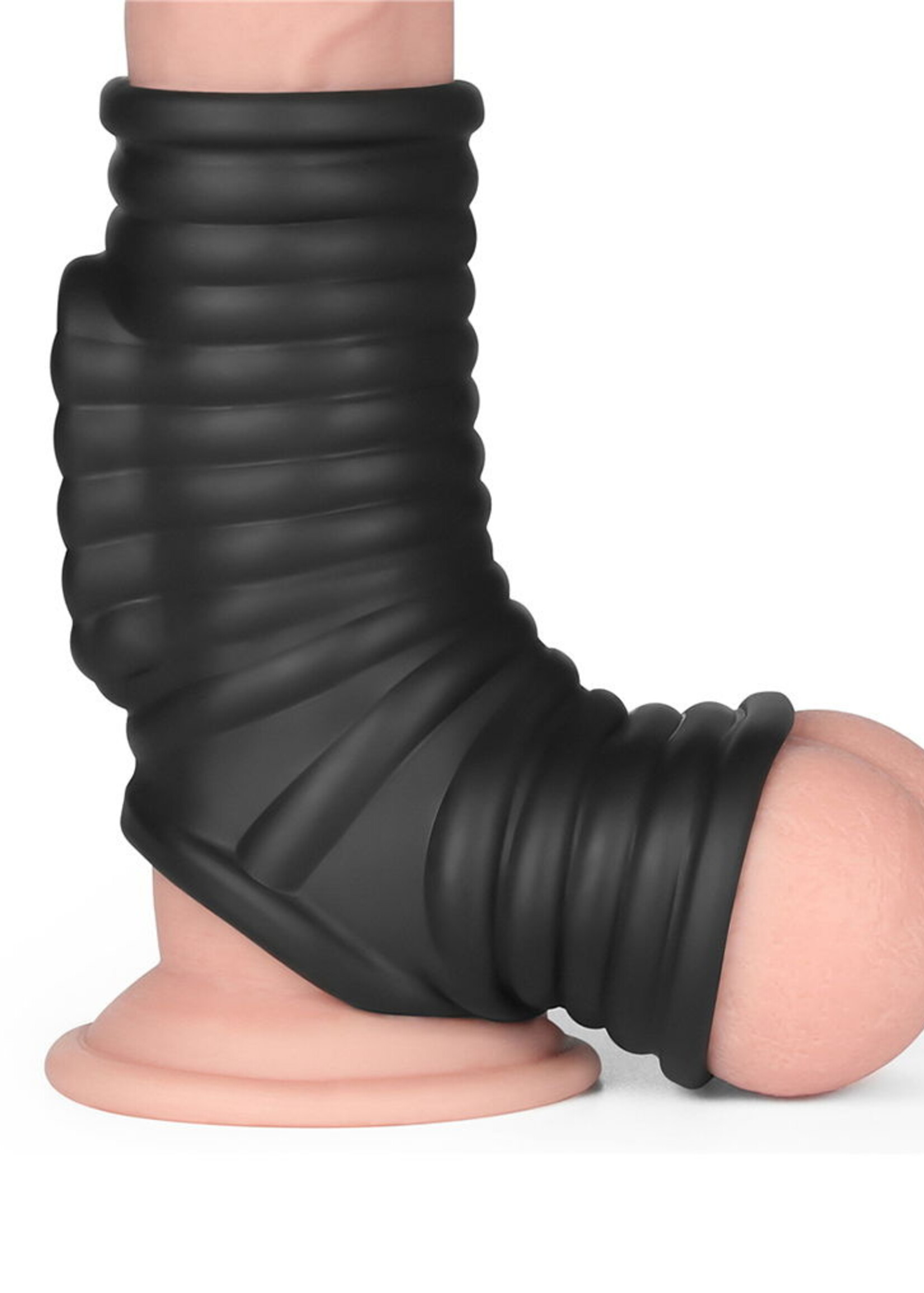 LoveToy Wave Knight Ring - Vibrerende penisring (dubbele ring)