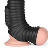 LoveToy LoveToy - Wave Knights Ring - Vibrierende Penis- und Hodensackhülle (Ø 2,8 cm) - Schwarz LoveToy LoveToy - Wave Knights Ring - Vibrierende Penis- und Hodensackhülle (Ø 2,8 cm) - Schwarz