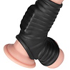 LoveToy LoveToy - Wave Knights Ring - Manchon vibrant pour pénis et scrotum (Ø 2,8 cm) - Noir LoveToy LoveToy - Wave Knights Ring - Manchon vibrant pour pénis et scrotum (Ø 2,8 cm) - Noir
