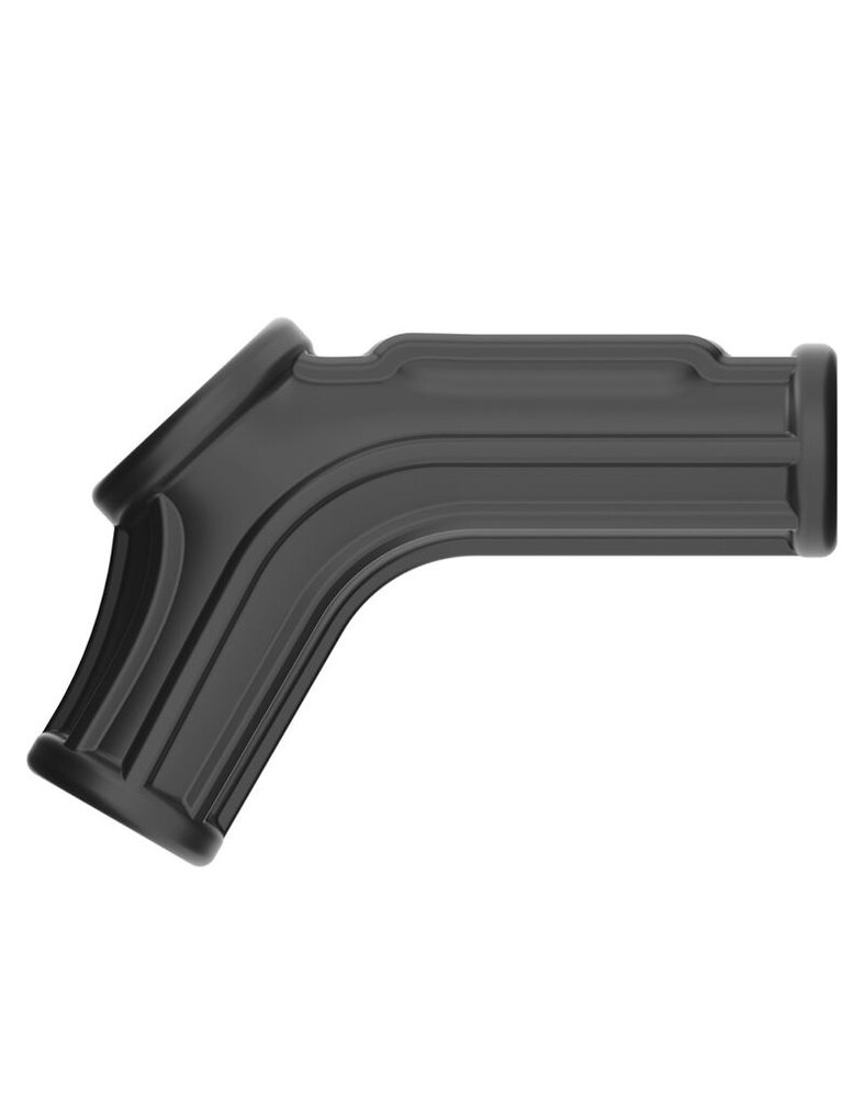 LoveToy LoveToy - Ridge Knights Ring - Vibrierende Penis- und Hodensackhülle (Ø 2,8 cm) - Schwarz