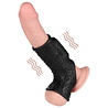 LoveToy LoveToy - Drip Knights Ring - Vibrating Penis And Scrotum Sleeve (Ø 2.8 cm) - Black LoveToy LoveToy - Drip Knights Ring - Vibrating Penis And Scrotum Sleeve (Ø 2.8 cm) - Black