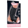 LoveToy LoveToy - Silk Knights Ring - Vibrierende Penis- und Hodensackhülle (Ø 2,8 cm) - Schwarz LoveToy LoveToy - Silk Knights Ring - Vibrierende Penis- und Hodensackhülle (Ø 2,8 cm) - Schwarz