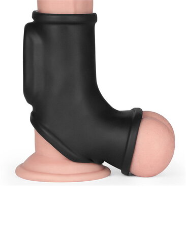 LoveToy Seidenritterring - Vibrierender Penisring (Doppelring)