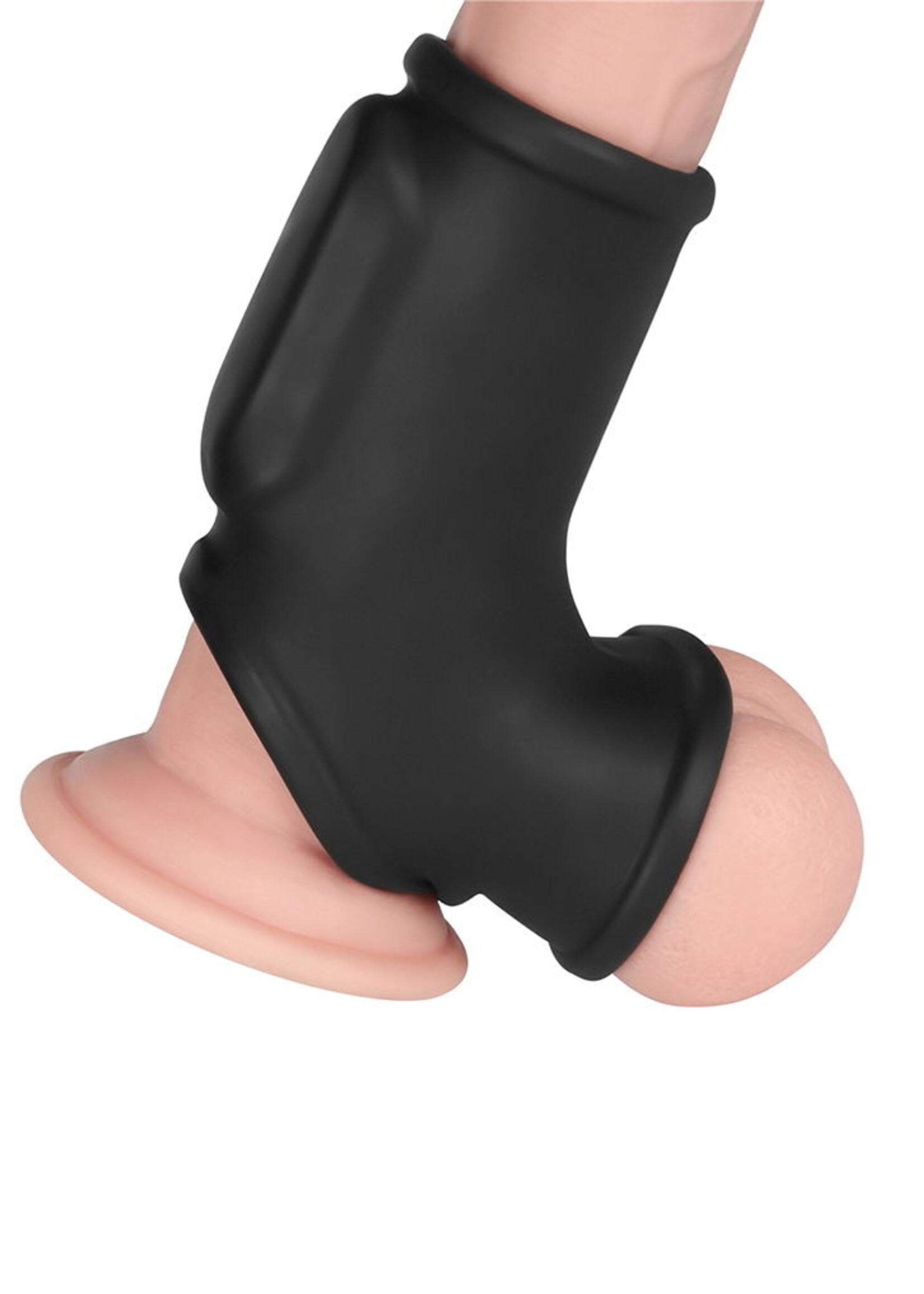 LoveToy Silk Knight Ring - Vibrerende penisring (dubbele ring)