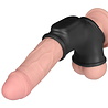 LoveToy LoveToy - Silk Knights Ring - Vibrierende Penis- und Hodensackhülle (Ø 2,8 cm) - Schwarz LoveToy LoveToy - Silk Knights Ring - Vibrierende Penis- und Hodensackhülle (Ø 2,8 cm) - Schwarz