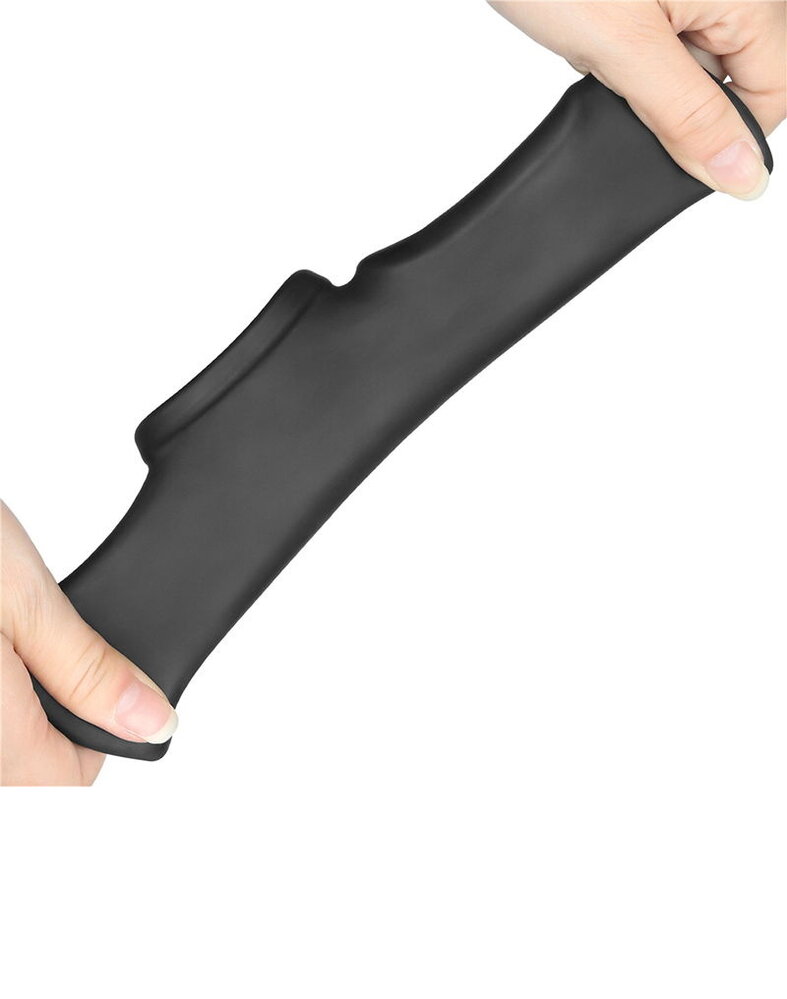 LoveToy LoveToy Seidenritterring - Vibrierender Penisring (Doppelring)