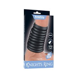 LoveToy Wave Knights Ring - Vibrerende Penis Sleeve (Ø 3,7 cm) - Zwart