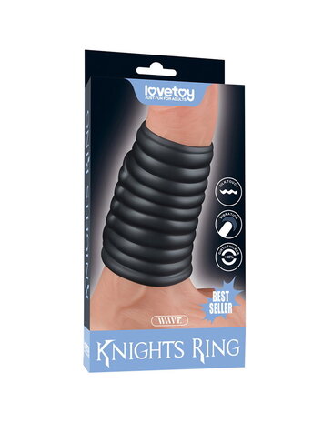 LoveToy Wave Knight Ring - Vibrerende penisring (enkele ring)