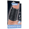 LoveToy LoveToy - Wave Knights Ring - Vibrating Penis Sleeve (Ø 3.7 cm) - Black LoveToy LoveToy - Wave Knights Ring - Vibrating Penis Sleeve (Ø 3.7 cm) - Black