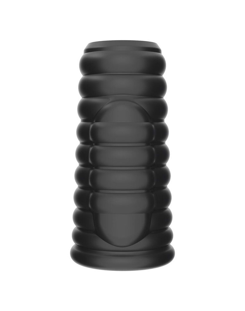 LoveToy LoveToy - Wave Knights Ring - Vibrating Penis Sleeve (Ø 3.7 cm) - Black