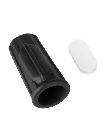 LoveToy LoveToy - Ridge Knights Ring - Manchon vibrant pour pénis (Ø 3,7 cm) - Noir