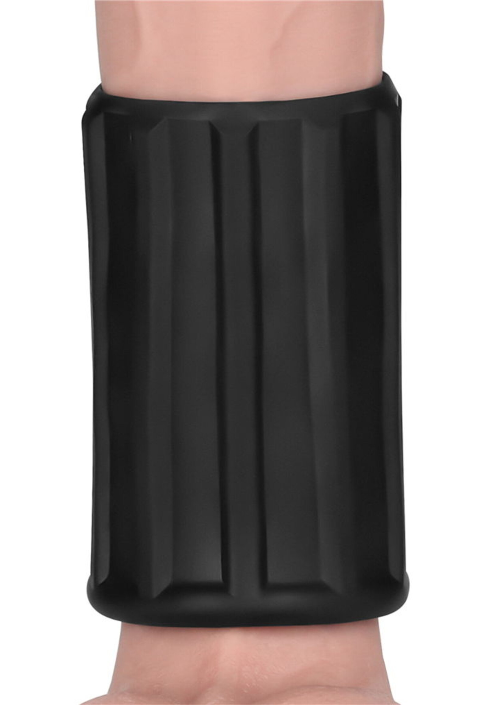 LoveToy Ridge Knights Ring - Manchon vibrant pour pénis (Ø 3,7 cm) - Noir