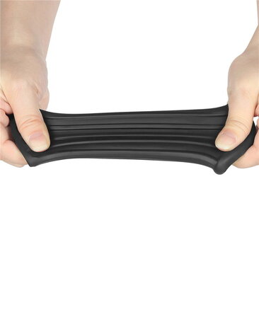 LoveToy LoveToy - Ridge Knights Ring - Vibrating Penis Sleeve (Ø 3.7 cm) - Black LoveToy LoveToy - Ridge Knights Ring - Vibrating Penis Sleeve (Ø 3.7 cm) - Black