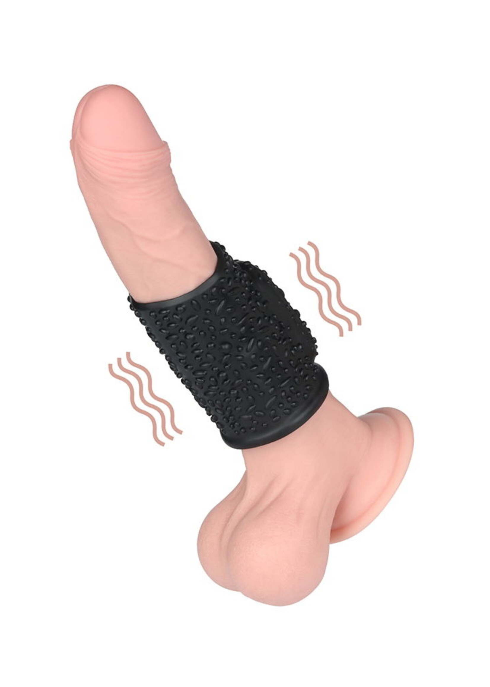 LoveToy Drip Knights Ring - penisring Ø3,6 cm met vibratie