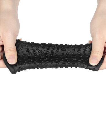 LoveToy LoveToy - Drip Knights Ring - Vibrating Penis Sleeve (Ø 3.7 cm) - Black LoveToy LoveToy - Drip Knights Ring - Vibrating Penis Sleeve (Ø 3.7 cm) - Black