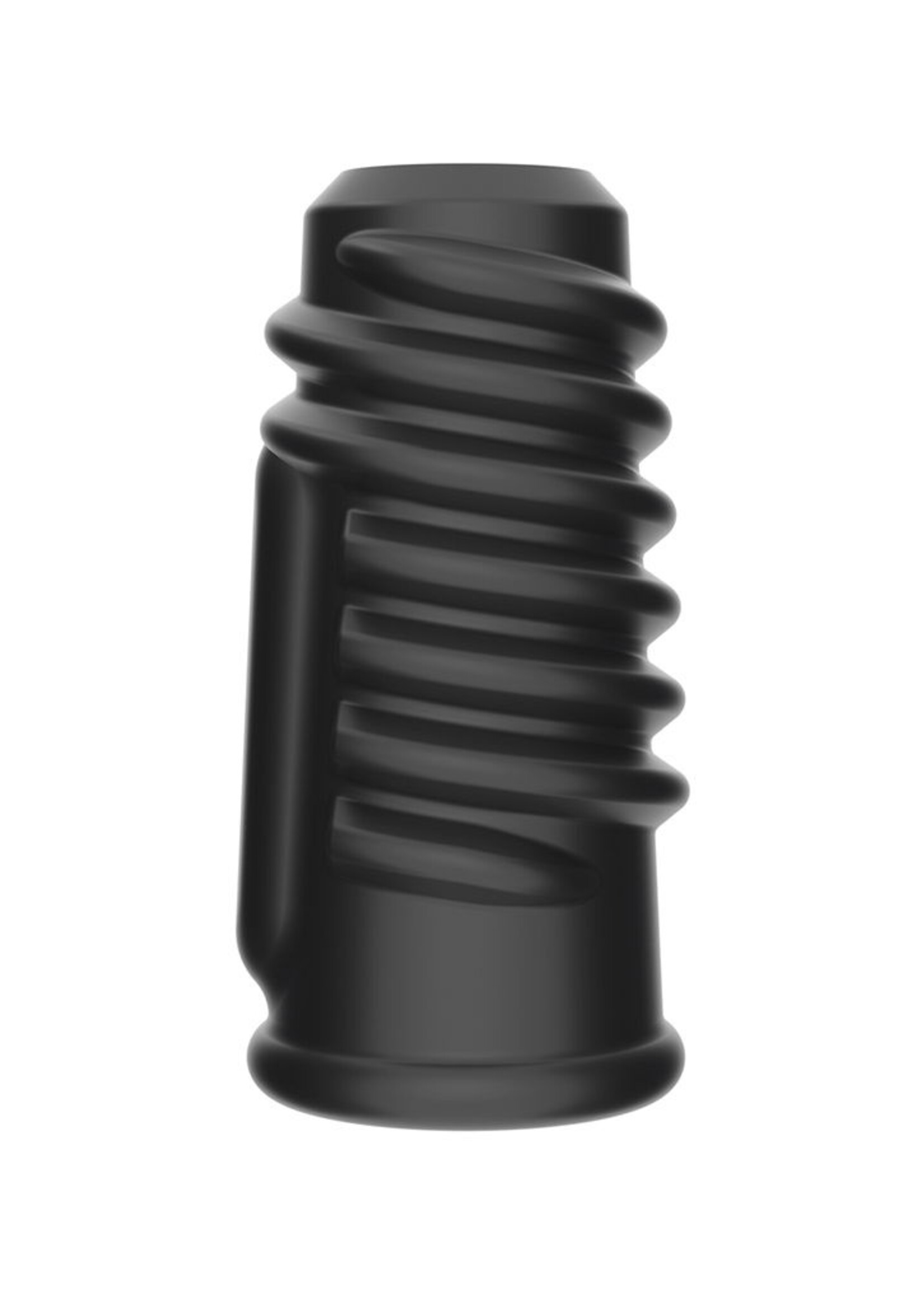 LoveToy Spiral Knight Ring - Penisring Ø3,6 cm met vibratie