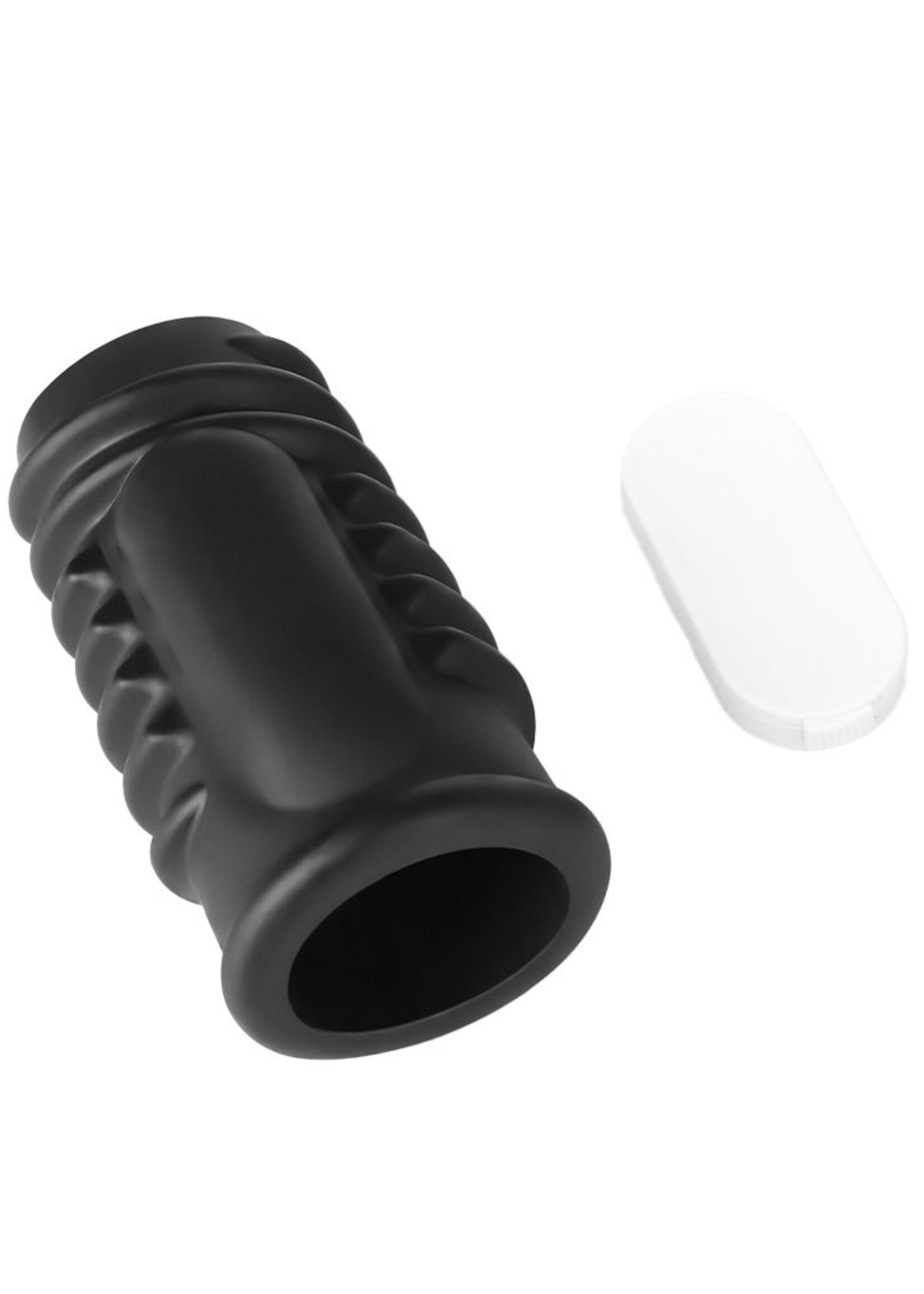LoveToy Spiral Knight Ring - Penisring Ø3,6 cm met vibratie