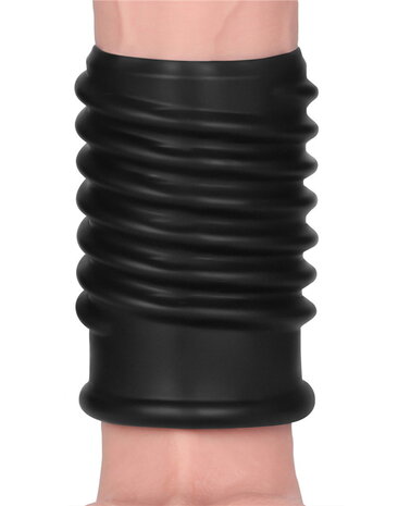 LoveToy LoveToy - Spiral Knights Ring - Vibrating Penis Sleeve (Ø 3.6 cm) - Black LoveToy LoveToy - Spiral Knights Ring - Vibrating Penis Sleeve (Ø 3.6 cm) - Black