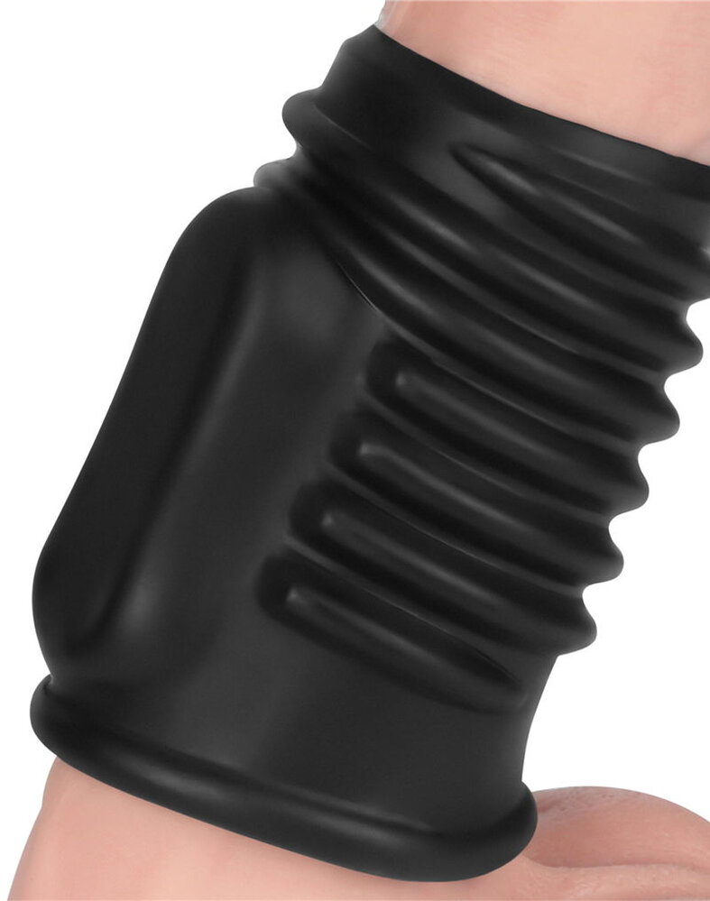 LoveToy LoveToy - Spiral Knights Ring - Vibrating Penis Sleeve (Ø 3.6 cm) - Black LoveToy LoveToy - Spiral Knights Ring - Vibrating Penis Sleeve (Ø 3.6 cm) - Black