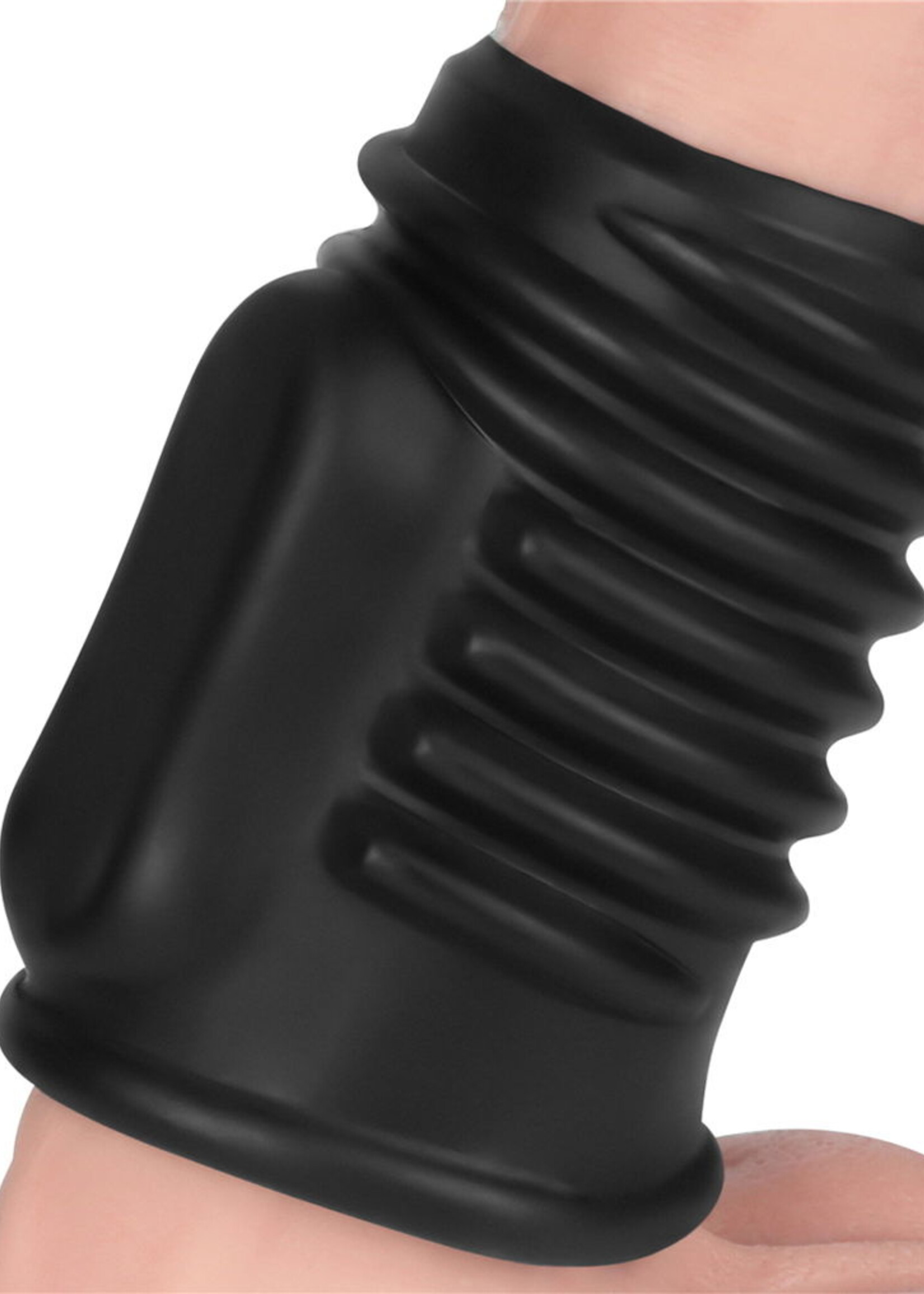 LoveToy Spiral Knight Ring - Penisring Ø3,6 cm met vibratie
